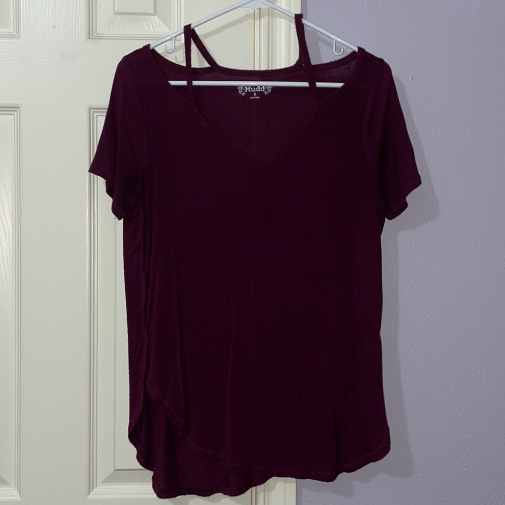 my T-shirt size medium color purple
